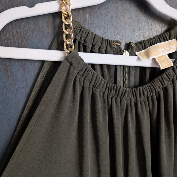 reserved Michael Kors sleeveless shift halter dress - Picture 4 of 7